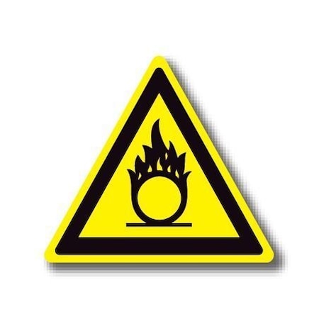 Ergomat 12in TRIANGLE SIGNS - Flammable DSV-SIGN 144 #1327 -UEN